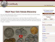 Tablet Screenshot of coinstudy.com